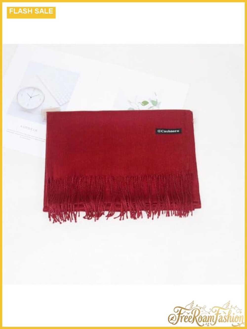 Shawl Wrap Cashmere Like Feel Large Soft Warm Stole Scarf with Fringe